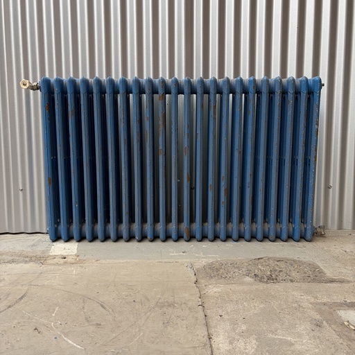 [8.1.381-001] Radiateur en fonte bleu